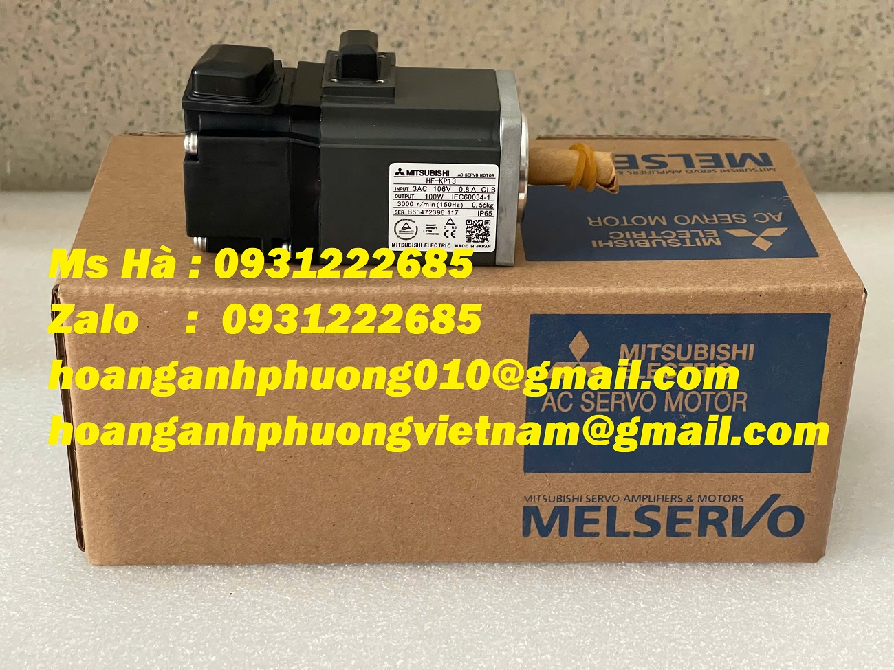 Servo motor công suất nhỏ HF-KP13 mitsubishi - động cơ